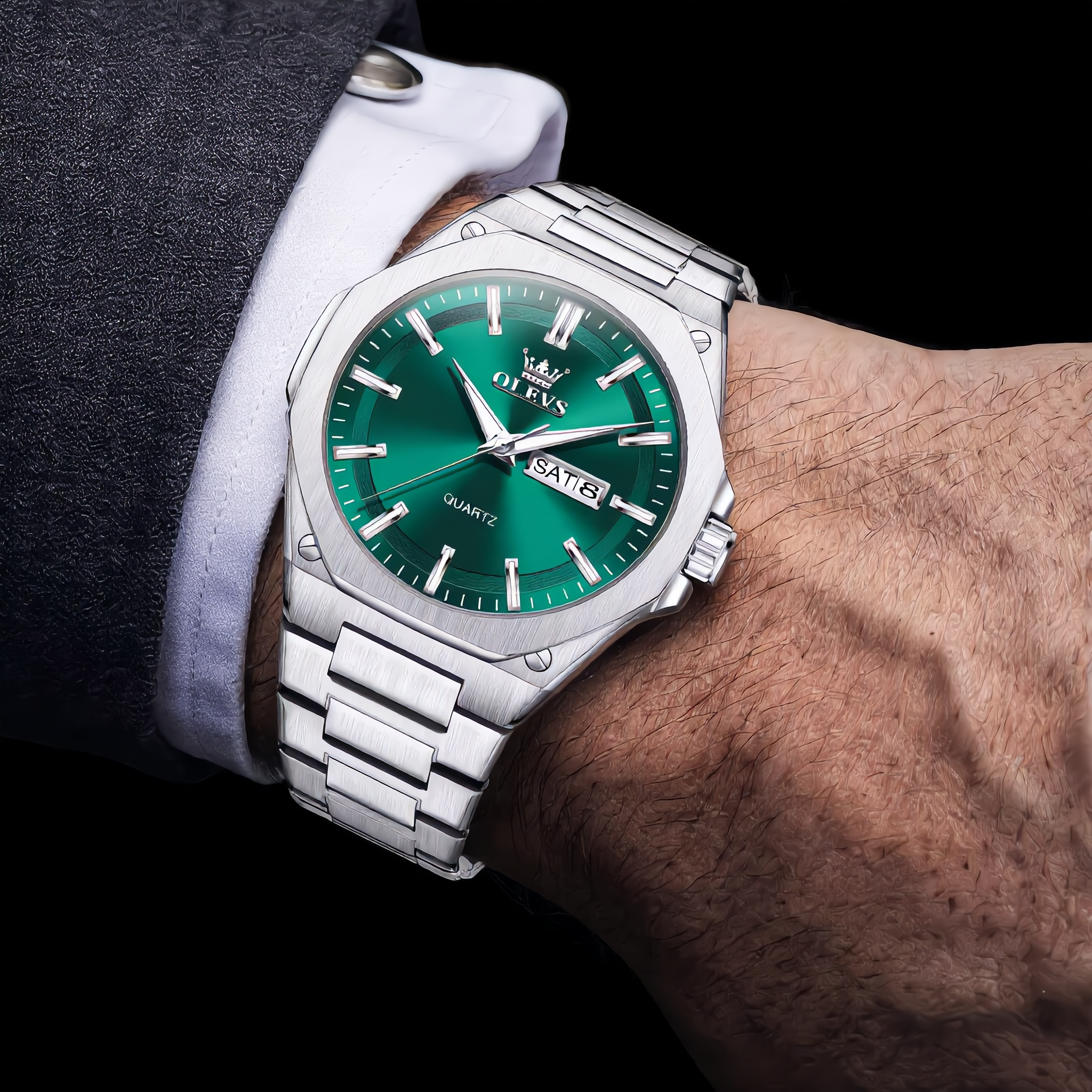 ANDALUS Men's Classic Quartz Watch — Premium Business Fashion Timepiece